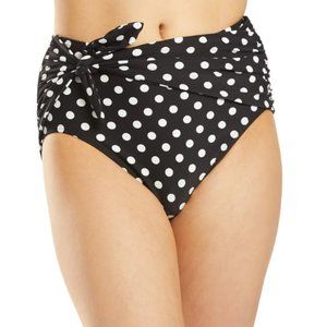NWT Kate Spade Lia Dot Tie High Waisted Bikini Bottoms